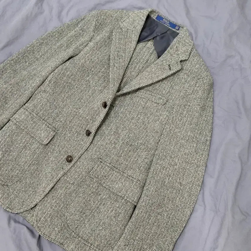 [BUNJANG] Polo Ralph Lauren Herringbone Tweed Jacket / 폴로 랄프로렌 헤링본 트위드 자켓