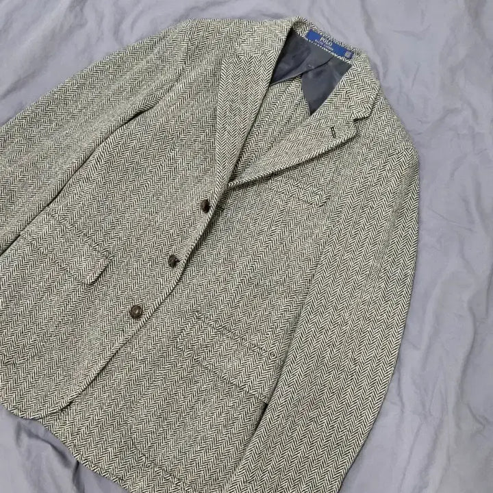 [BUNJANG] Polo Ralph Lauren Herringbone Tweed Jacket / 폴로 랄프로렌 헤링본 트위드 자켓