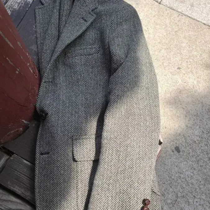 [BUNJANG] Polo Ralph Lauren Herringbone Tweed Jacket / 폴로 랄프로렌 헤링본 트위드 자켓