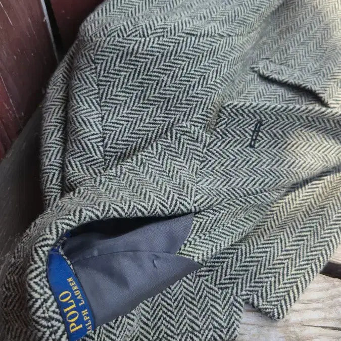 [BUNJANG] Polo Ralph Lauren Herringbone Tweed Jacket / 폴로 랄프로렌 헤링본 트위드 자켓