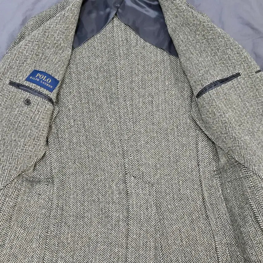 [BUNJANG] Polo Ralph Lauren Herringbone Tweed Jacket / 폴로 랄프로렌 헤링본 트위드 자켓