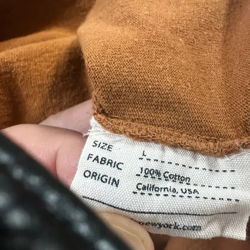[BUNJANG] BODE Embroidered Brown T-Shirt (L) / BODE 보디 자수 브라운 반팔(L)