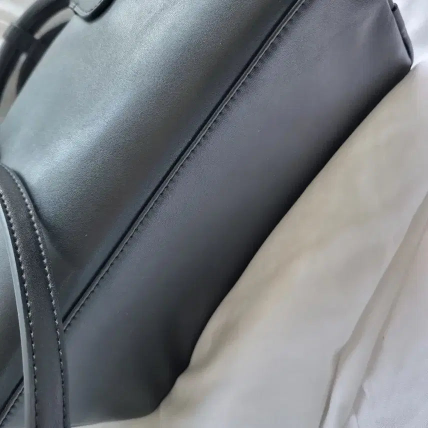 [BUNJANG] 8 Seconds Black Top Handle Bowling Bag Handbag / 에잇세컨즈 검정 탑핸들 가방 블랙 핸드백 볼링백 크로스백 골프백 보스턴백