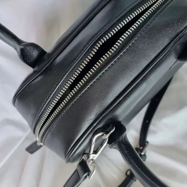 [BUNJANG] 8 Seconds Black Top Handle Bowling Bag Handbag / 에잇세컨즈 검정 탑핸들 가방 블랙 핸드백 볼링백 크로스백 골프백 보스턴백