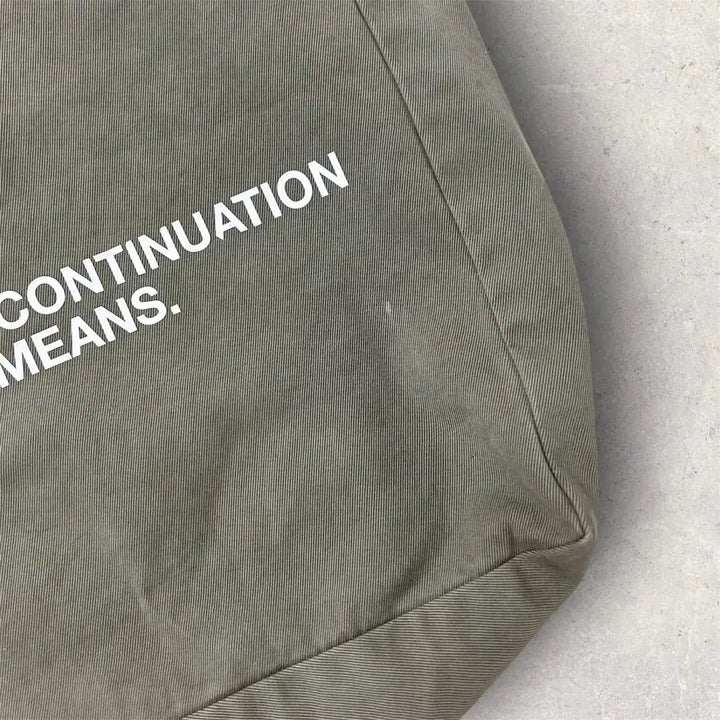 [BUNJANG] A.P.C 35th Anniversary Respect Tote Bag / A.P.C 35주년 기념 리스펙트 토트백 카키 (B310)