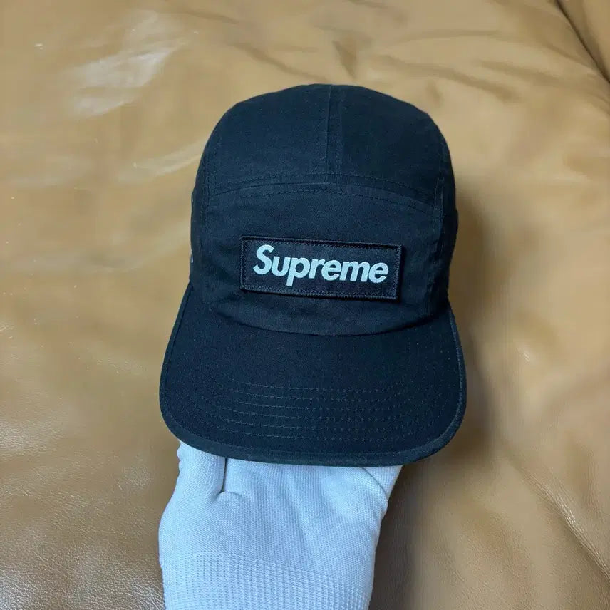 [BUNJANG] Supreme Camp Cap Military Black Hat / 슈프림 캠프캡 모자 박스로고 22ss 밀리터리 블랙