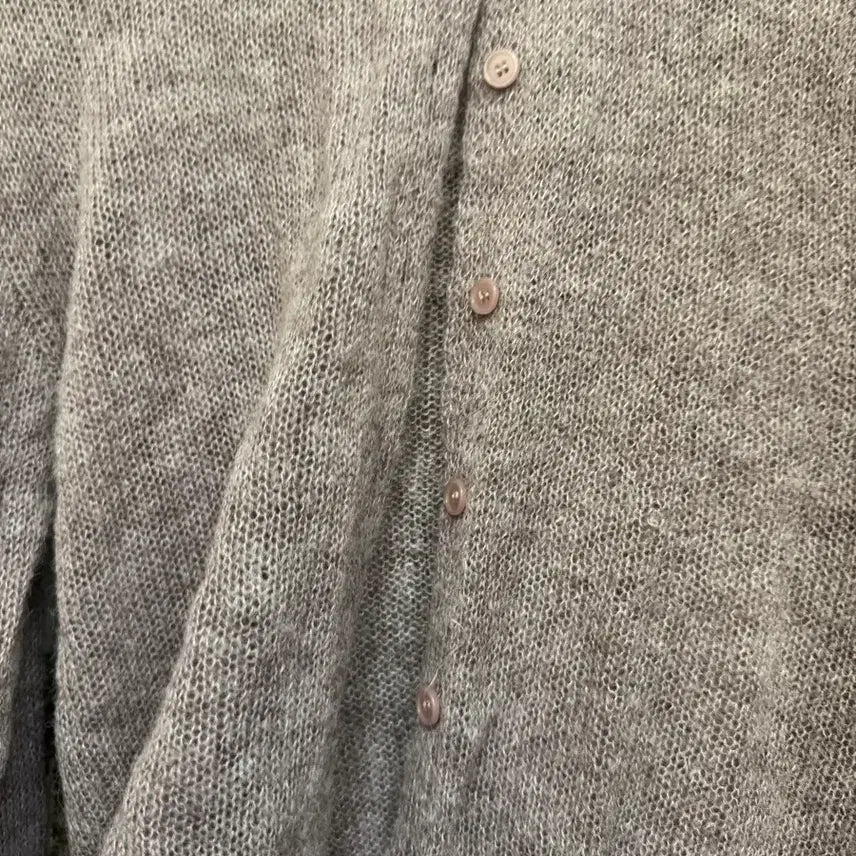 [BUNJANG] Alpaca Wool Soft Knit Cardigan / 알파카 울 소프트 니트 가디건