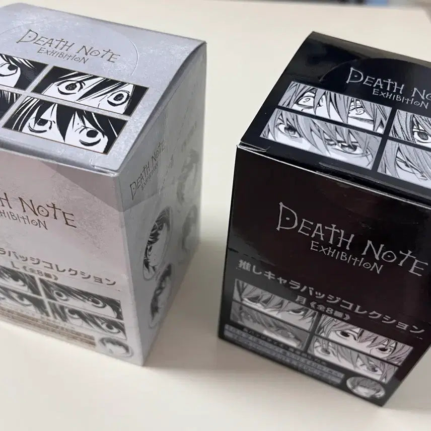 [BUNJANG] Death Note Exhibition Can Badge Bundle Set / 데스노트 원화전 캔뱃지 풀박스 vol.1 엘, 라이토 일괄