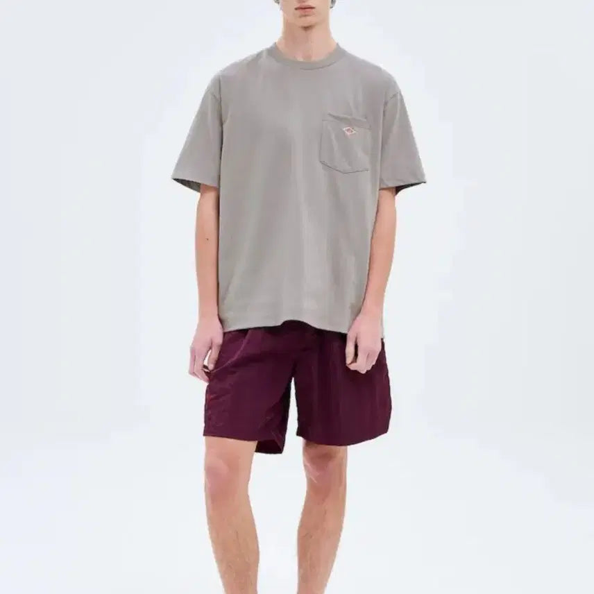 [BUNJANG] DANTON Pocket Short Sleeve T-shirt / DANTON 단톤 포켓 반팔 티셔츠