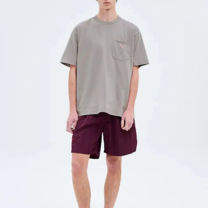 [BUNJANG] DANTON Pocket Short Sleeve T-shirt / DANTON 단톤 포켓 반팔 티셔츠