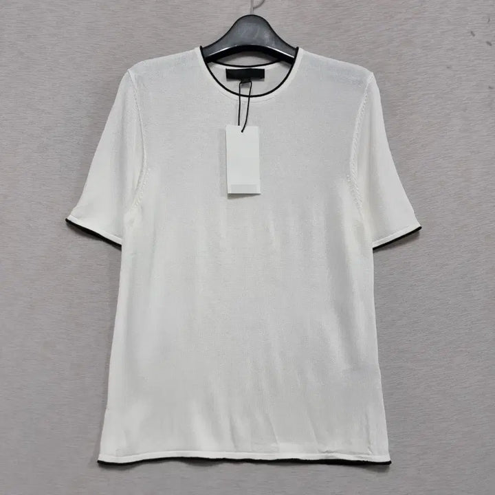 [BUNJANG] Zara Short Sleeve Knit Top - White/Black Stripe / ㅡ자라 반팔니트 여66 ㅡ0414