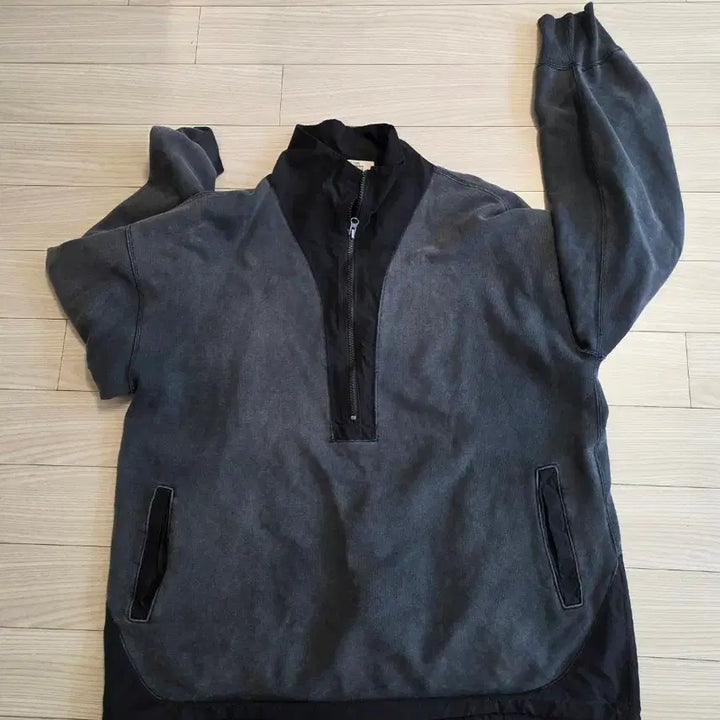 [BUNJANG] REMIRELIEF Pigment Dyed Washed Sweatshirt / 레미릴리프 스웻셔츠