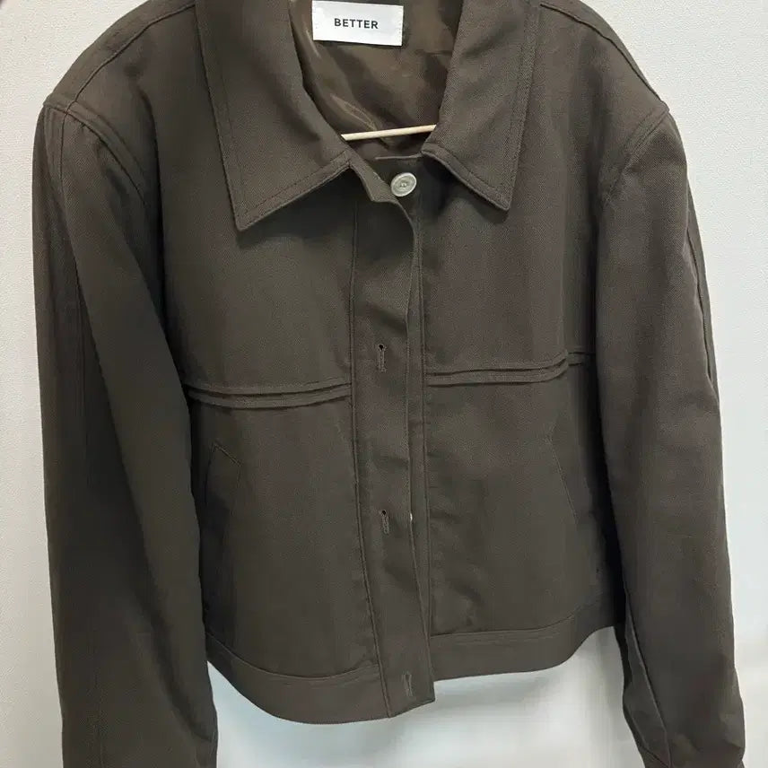 [BUNJANG] Better Brown Cotton Jacket / 베러 브라운 코튼 자켓