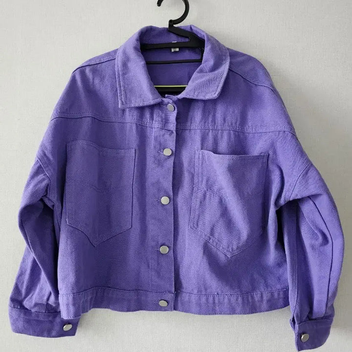 [BUNJANG] Purple Denim Jacket / 보라색 데님 자켓