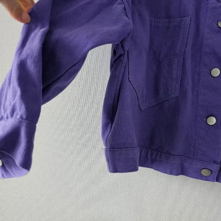 [BUNJANG] Purple Denim Jacket / 보라색 데님 자켓