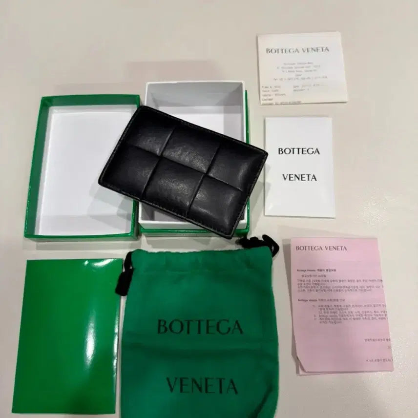 [BUNJANG] Bottega Veneta Card Holder Black / 보테가베네타 카드지갑