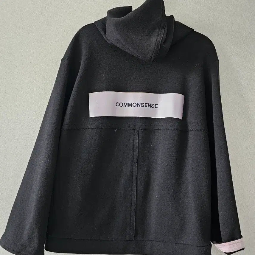 [BUNJANG] POST COMING STEP Black Hooded Zip-up Jacket / POST COMING STEP 블랙 후드 집업 FREE