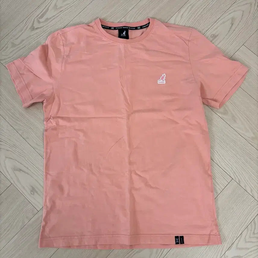 [BUNJANG] Kangol Pink Logo T-shirt / 캉골 반팔티 L