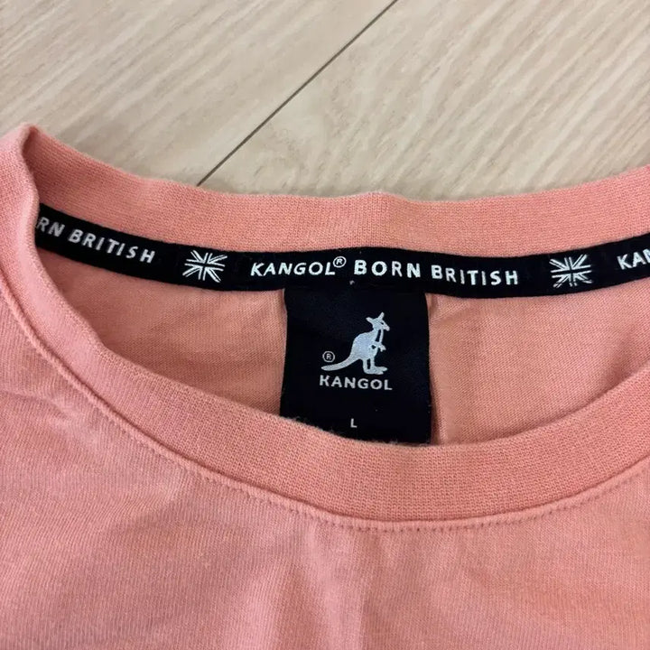 [BUNJANG] Kangol Pink Logo T-shirt / 캉골 반팔티 L