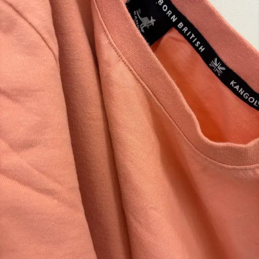 [BUNJANG] Kangol Pink Logo T-shirt / 캉골 반팔티 L