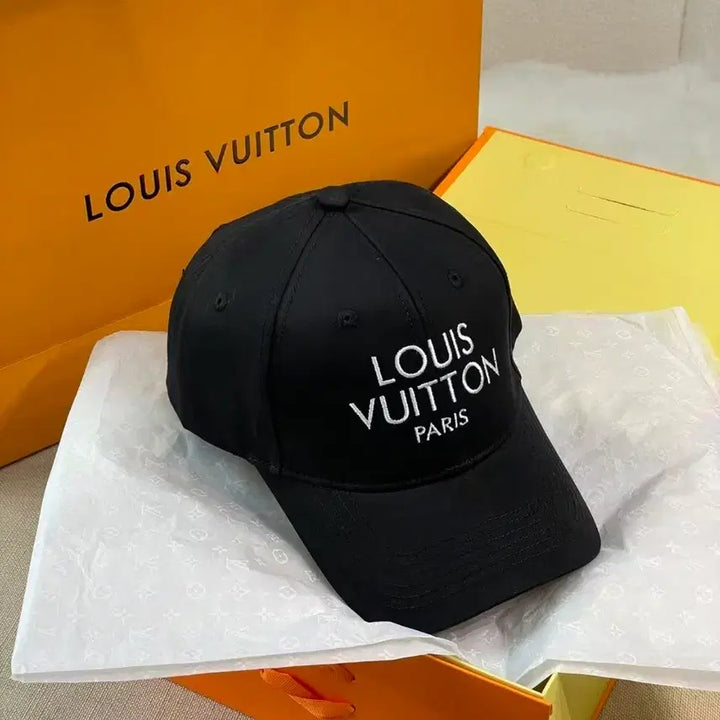 [BUNJANG] Louis Vuitton Black Embroidered Logo Ball Cap / 루이비통 블랙 볼캡