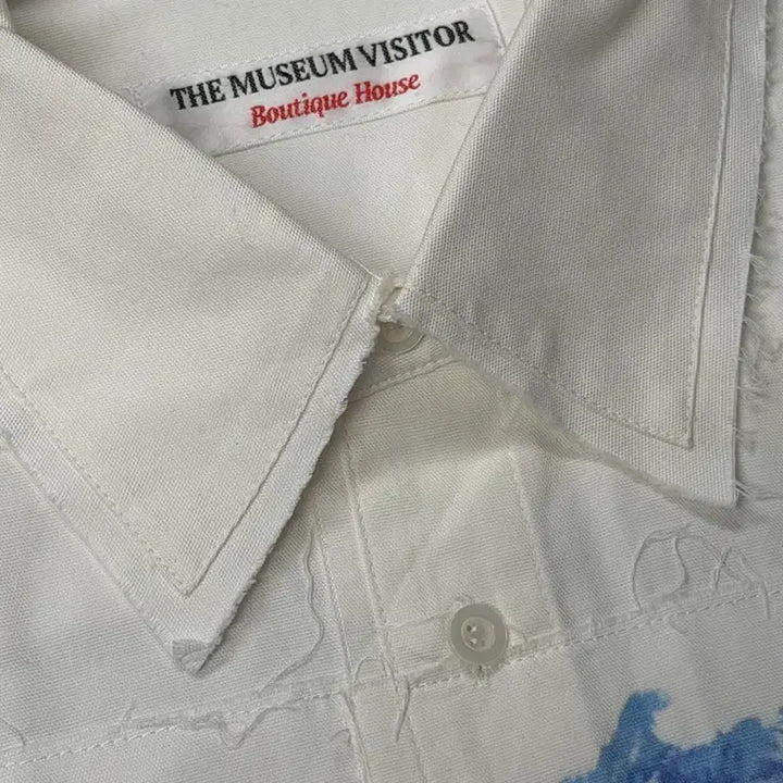 [BUNJANG] The Museum Visiter Avant Flower Shirt / [L] 더뮤지엄비지터 셔츠_AVANT FLOWER SHIRTS 3SIZE