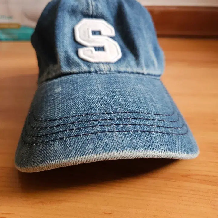 [BUNJANG] Slazenger Denim Ball Cap / 미착용)slazenger 슬래진저 데님 볼캡 청모자