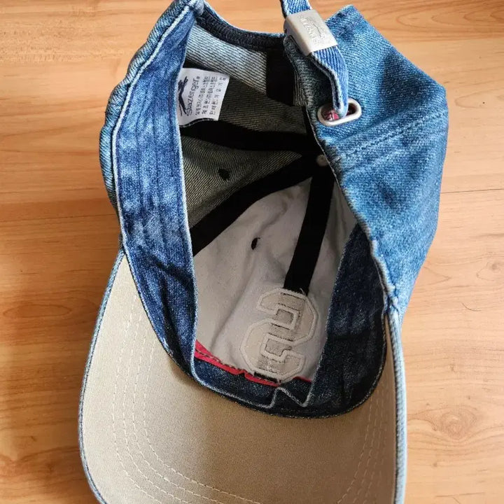 [BUNJANG] Slazenger Denim Ball Cap / 미착용)slazenger 슬래진저 데님 볼캡 청모자