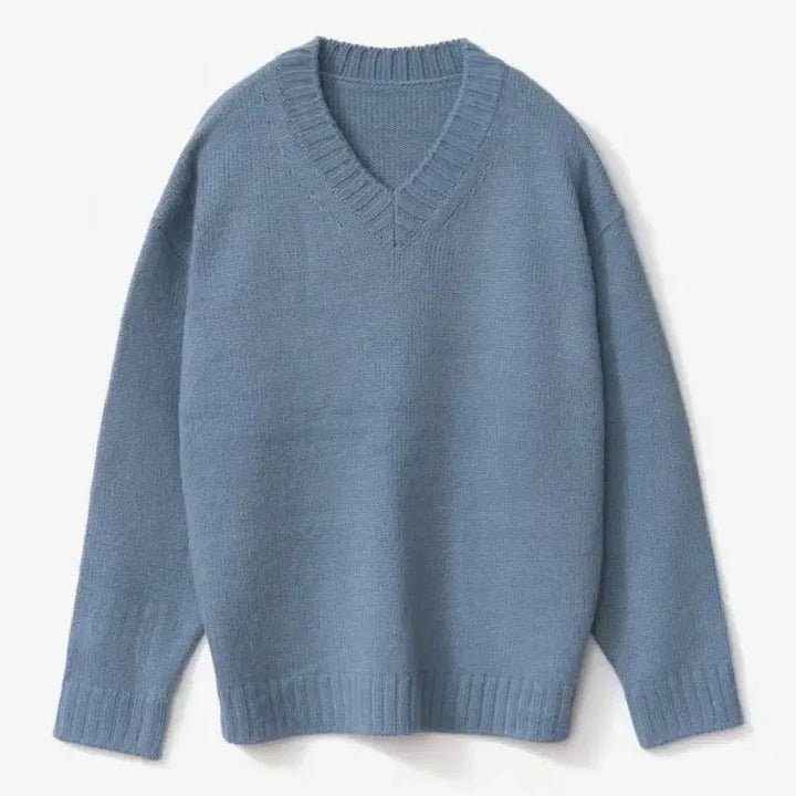 [BUNJANG] Takeasy Alpaca V-Neck Knit L / 테이크이지 알파카 브이넥 니트 L