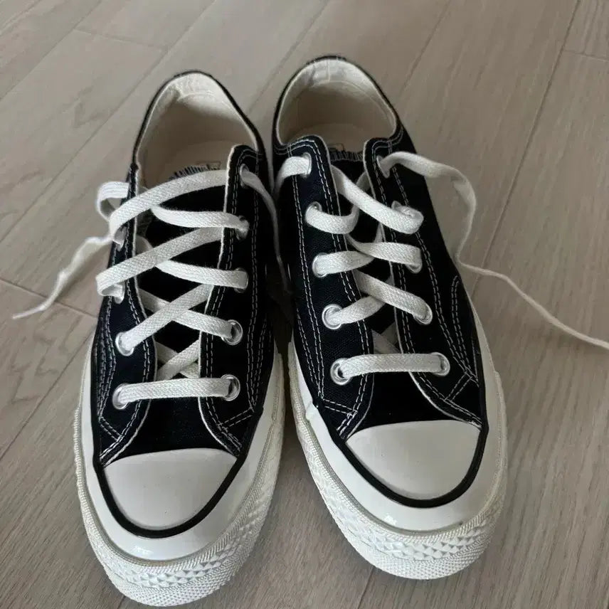 [BUNJANG] Converse Chuck Taylor 1970s Low Black / 컨버스 척테일러 1970s 로우 블랙 [230]