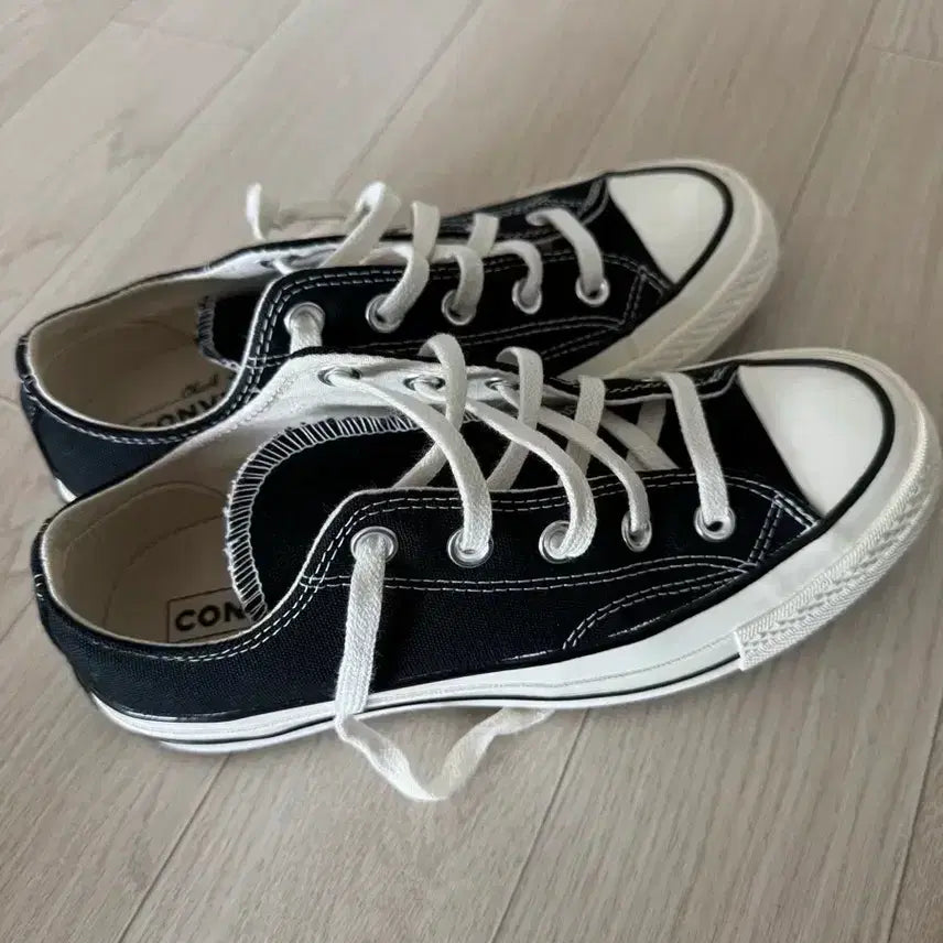 [BUNJANG] Converse Chuck Taylor 1970s Low Black / 컨버스 척테일러 1970s 로우 블랙 [230]