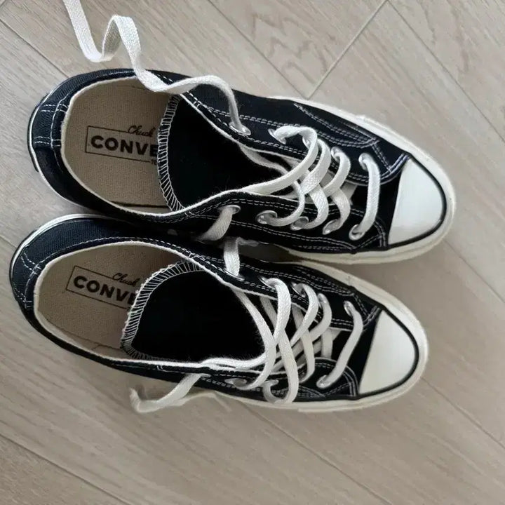 [BUNJANG] Converse Chuck Taylor 1970s Low Black / 컨버스 척테일러 1970s 로우 블랙 [230]