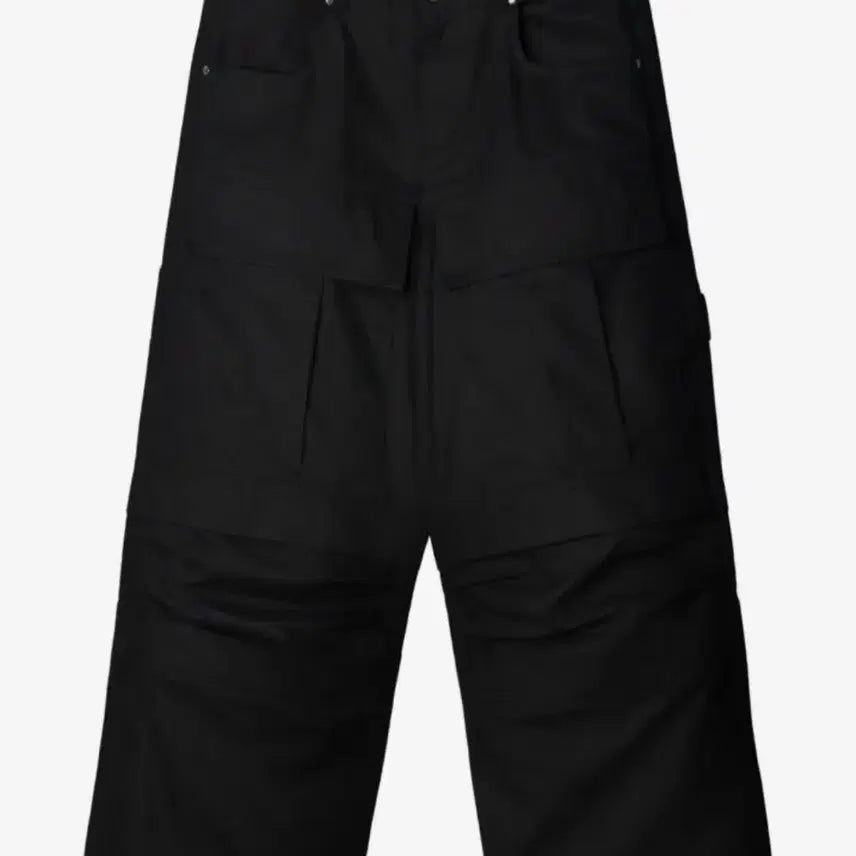 [BUNJANG] IDWWS Black Cargo Pants / 아이돈워너셀 블랙 카고 팬츠