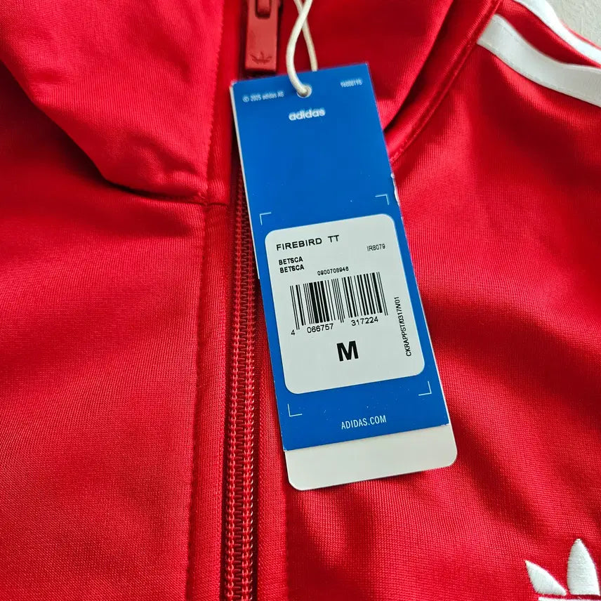 [BUNJANG] Adidas Adicolor Firebird Track Top - Red (IR8079) / 아디다스 아디컬러 클래식 파이어버드 트랙탑 레드-IR8079