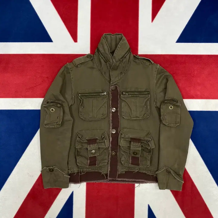 [BUNJANG] Vintage Y2K Multi-Pocket Jacket (Size S) / 빈티지 y2k 멀티포켓 자켓 2 실측 S