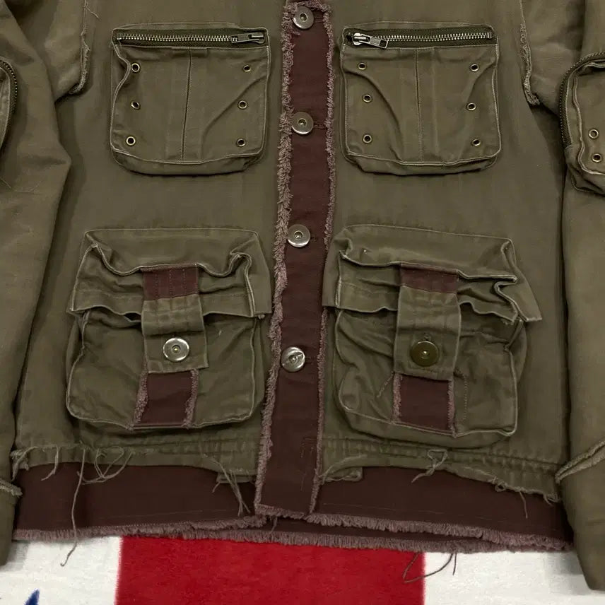 [BUNJANG] Vintage Y2K Multi-Pocket Jacket (Size S) / 빈티지 y2k 멀티포켓 자켓 2 실측 S