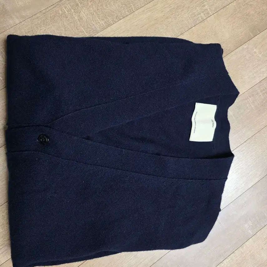 [BUNJANG] Pottery Comfort Cashmere Cardigan Dark Navy Size 3 / 포터리 컴포트 캐시미어 가디건 다크네이비 3사이즈