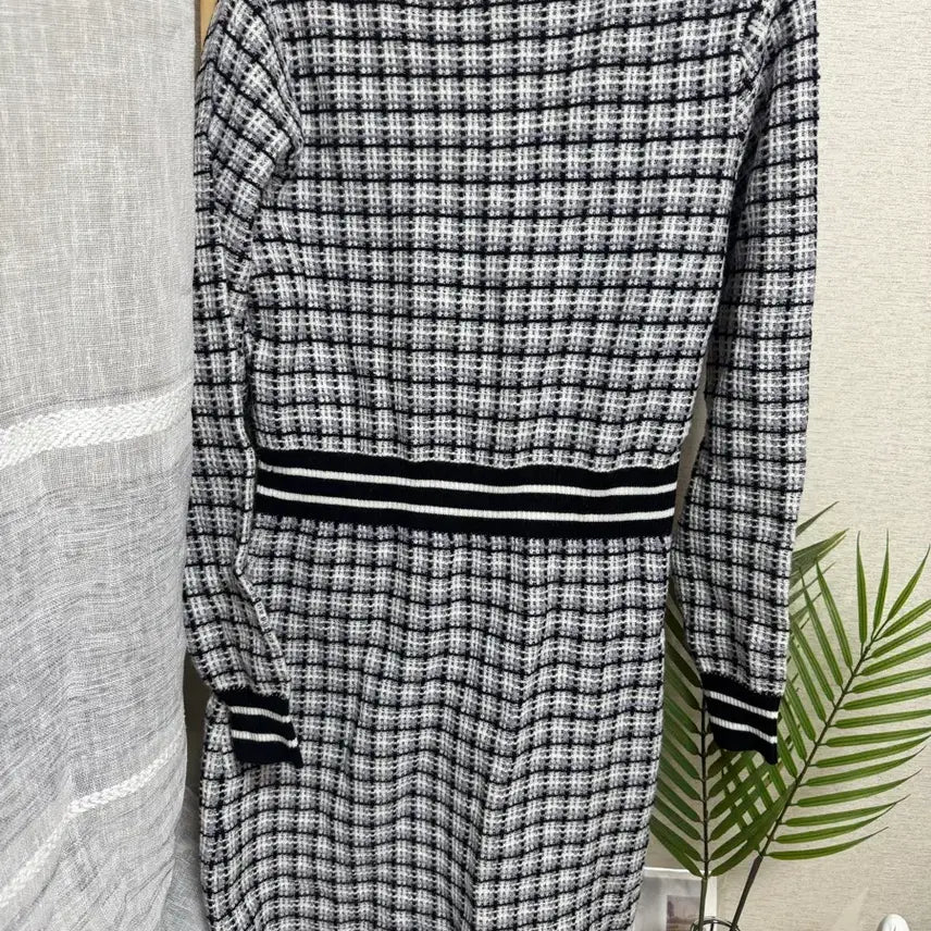[BUNJANG] Attrangs Tweed Checkered Dress / 아뜨랑스)트위드원피스