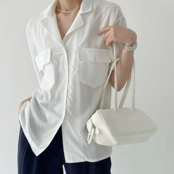 [BUNJANG] Autumn Frombag Ivory Shoulder Bag / 어텀 프롬백 숄더백 아이보리
