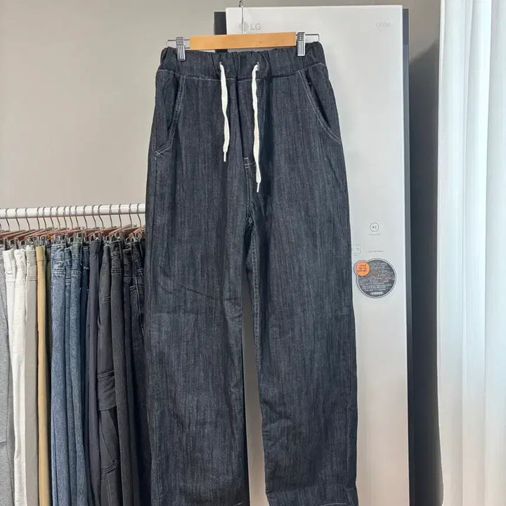 [SOLD OUT] 린넨 흑청바지
