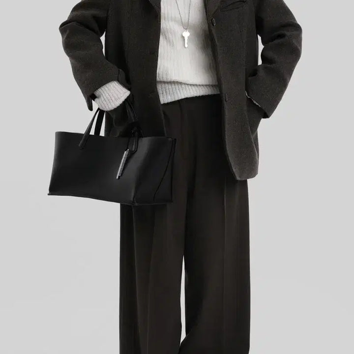 [BUNJANG] Autumn Open Fleece Slacks / 새상품 / 어텀 오펜기모슬랙스