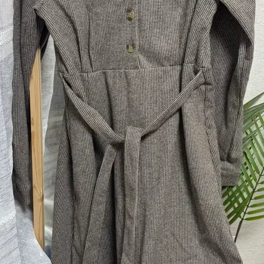 [SOLD OUT] 아뜨랑스)겨울체크원피스