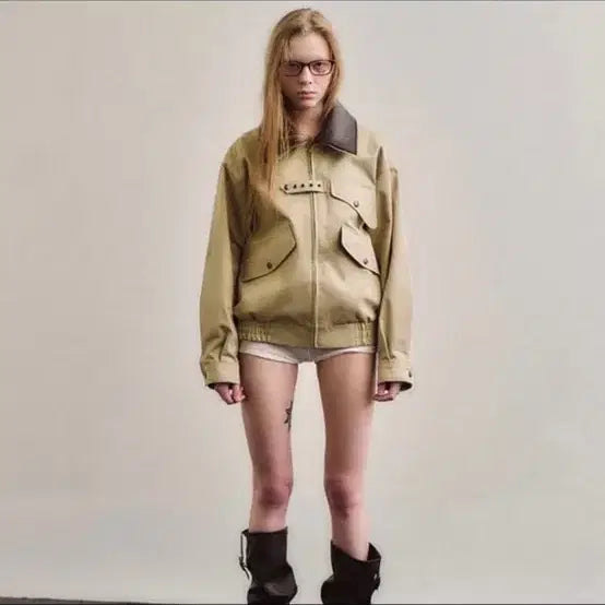 [BUNJANG] Dared Gun Pocket Blouson Jacket / 데어드 자켓 Dared gun pocket blouson 워크 블루종