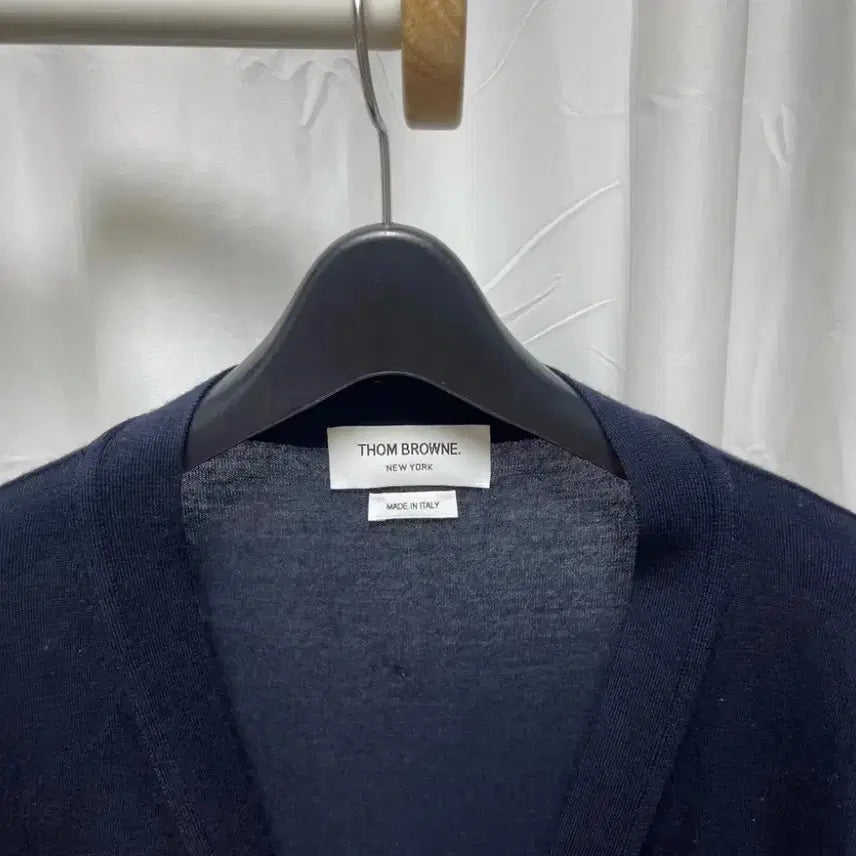 [BUNJANG] Thom Browne Merino Wool Cardigan Navy / [5] 톰브라운 메리노울 가디건 네이비