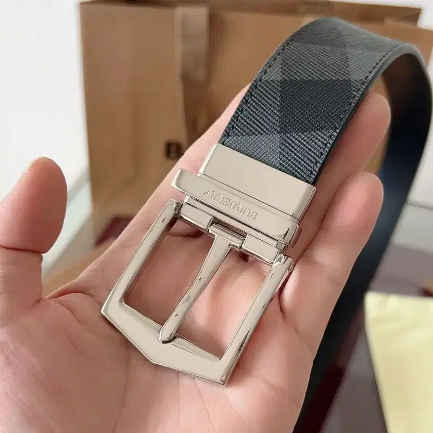 [SOLD OUT] 버버리 패션 캐주얼 남성 벨트 95 너비 3.5cm