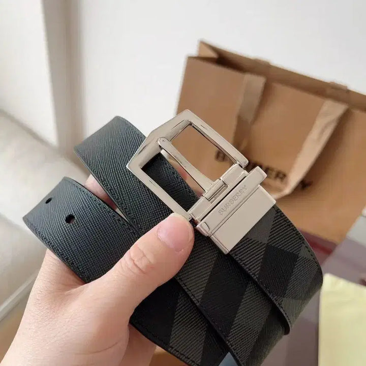 [SOLD OUT] 버버리 패션 캐주얼 남성 벨트 95 너비 3.5cm