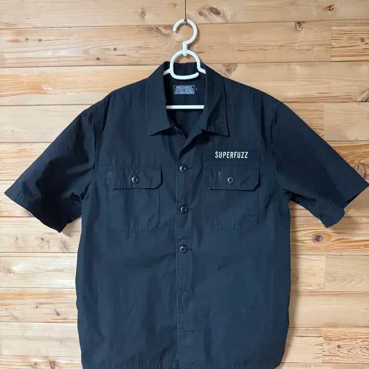 [BUNJANG] Hysteric Glamour Graphic Print Short Sleeve Work Shirt L / 히스테릭글래머 반팔 워크셔츠 L