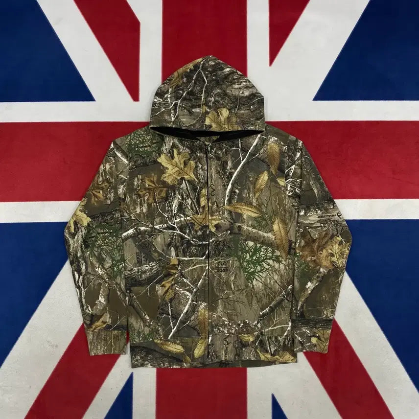 [BUNJANG] RealTree Hooded Zip-up Jacket (Women&