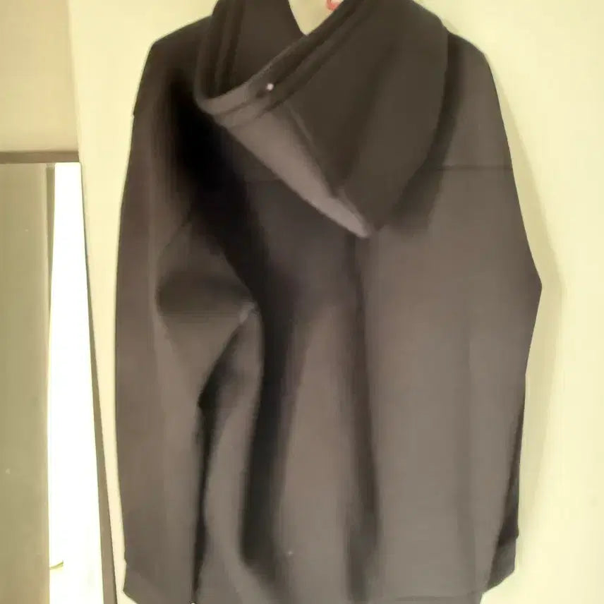 [BUNJANG] Solid Homme Half-Zip Hoodie Black 52 / 솔리드옴므 반집업 후드 검정 52