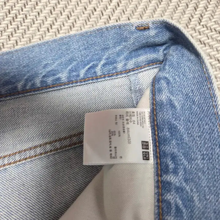 [SOLD OUT] UNIQLO JW ANDERSON 스트레이트진 63블루 33